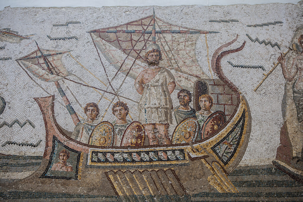 MOSAICO DE ULISES MUSEODEL BARDO