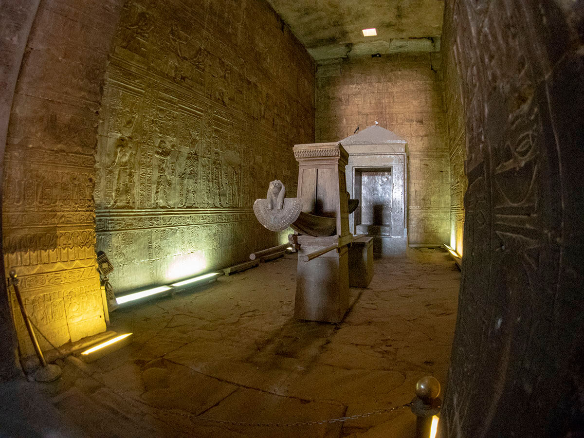Sala de la Barca Templo de Edfu