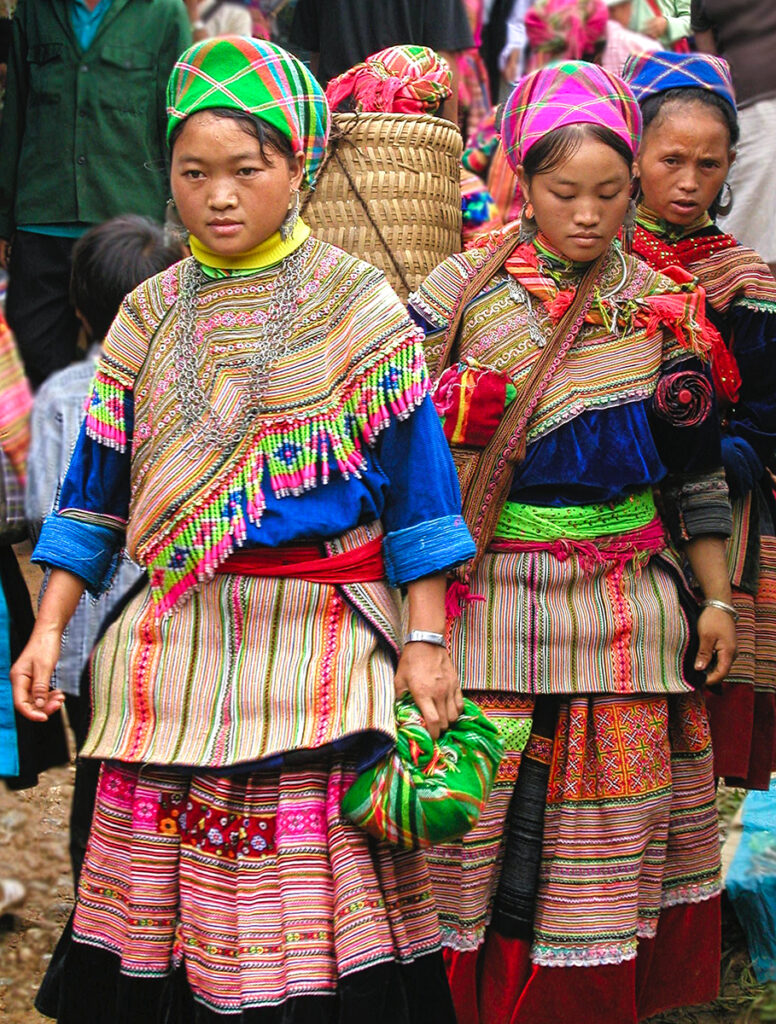 Mujeres Hmong en Sapa
