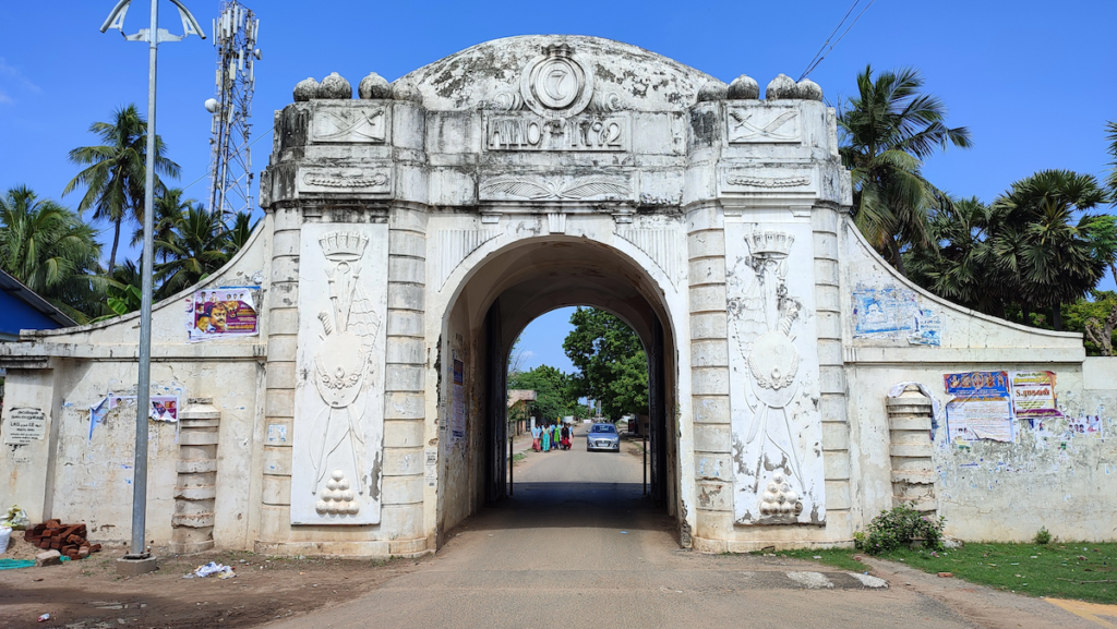 Tranquebar puerta de la ciudad